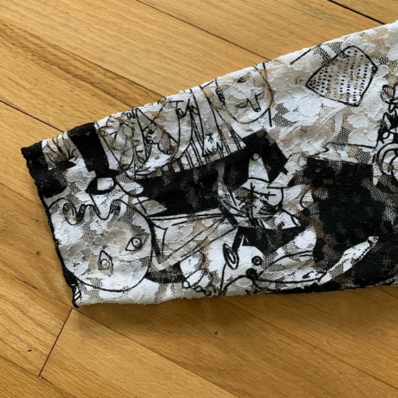 🚨3/$15🚨 Chico’s Lace V-Neck Top - Plus Size 3 (16) - Picture 7 of 9